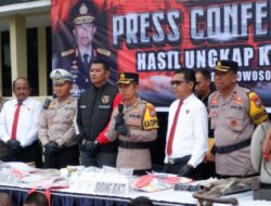 Dalam Tiga Minggu Polres Bondowoso Ungkap Kasus Kriminal Dan Narkotika