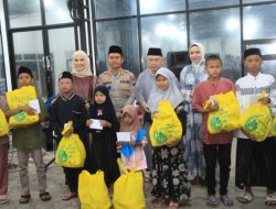 Kapolres Bondowoso Silaturahmi ke Tokoh Masyarakat, Buka Bersama dan Santunan Anak Yatim