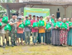 Peduli Pekerja, Perum Perhutani KPH Bondowoso Gelontorkan 1081 Paket Sembako