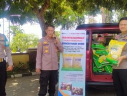 Gerakan Pangan Murah, Polsek Kraksaan Sasar 100 Masyarakat Pembeli Beras SPHP