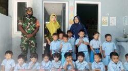 Kopka Ringgo, Kawal Pendistribusian MBG  Untuk Paud Anggrek, Pastikan Pengiriman Tepat Waktu