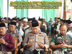 Hadiri Konfercab PCNU, Kapolres Bondowoso Tegaskan Siap Sinergi Bersama Ulama