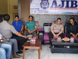Sambangi Kantor AJIB, Kapolres Bondowoso Ajak Insan Pers Perkuat Sinergi