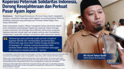 Wabup Bondowoso Launching Koperasi Peternak Solidaritas Indonesia, Dorong Kesejahteraan dan Perkuat Pasar Ayam Joper