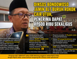 Dinsos Bondowoso Jamin BLT Buruh Rokok Cair Utuh, Penerima Dapat Rp600 Ribu Sekaligus