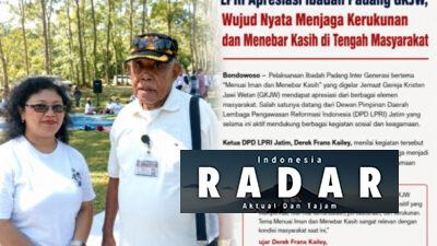 LPRI Apresiasi Ibadah Padang GKJW, Wujud Nyata Menjaga Kerukunan dan Menebar Kasih di Tengah Masyarakat