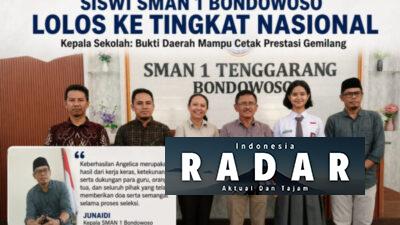 Siswi SMAN 1 Bondowoso Lolos ke Tingkat Nasional, Kepala Sekolah: Bukti Daerah Mampu Cetak Prestasi Gemilang
