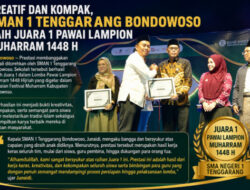 Kreatif dan Kompak, SMAN 1 Tenggarang Raih Juara 1 Pawai Lampion Muharram 1448 H