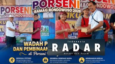 Wadah Pencarian Bakat dan Pembinaan Generasi Muda Gereja di Porseni Bamag Bondowoso 2026