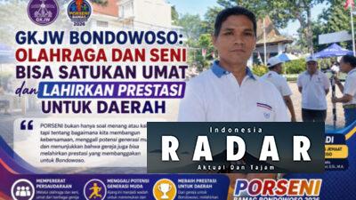 GKJW Bondowoso: PORSENI Bukan Sekadar Lomba, Tapi Merawat Kebersamaan dan Prestasi