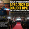 Ketua DPRD Bondowoso: APBD 2025 Sudah Diaudit BPK, Kini Saatnya Pertanggungjawaban Publik