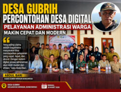 Desa Gubrih Percontohan Desa Digital, Pelayanan Administrasi Warga Makin Cepat dan Modern
