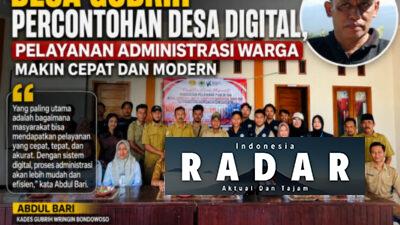 Desa Gubrih Percontohan Desa Digital, Pelayanan Administrasi Warga Makin Cepat dan Modern