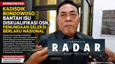 Kadisdik Bondowoso Bantah Isu Diskualifikasi OSN, Penundaan Seleksi Berlaku Nasional