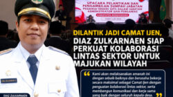 Dilantik Jadi Camat Ijen, Diaz Zulkarnaen Siap Perkuat Kolaborasi Lintas Sektor untuk Majukan Wilayah