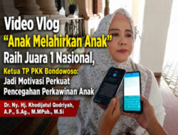 Video Vlog “Anak Melahirkan Anak” Raih Juara 1 Nasional, Ketua TP PKK Bondowoso: Jadi Motivasi Perkuat Pencegahan Perkawinan Anak