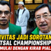 Kirab Piala Iringi Pembukaan PPP Futsal Championship 2026, 52 Tim Siap Bertarung Secara Sportif