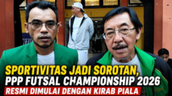 Kirab Piala Iringi Pembukaan PPP Futsal Championship 2026, 52 Tim Siap Bertarung Secara Sportif