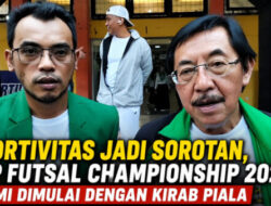 Kirab Piala Iringi Pembukaan PPP Futsal Championship 2026, 52 Tim Siap Bertarung Secara Sportif