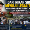 Dari Nikah Siri Menuju Legalitas, 92 Pasangan di Bondowoso Ikuti Isbat Nikah
