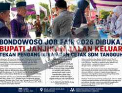 Bondowoso Job Fair 2026 Dibuka, Bupati Janjikan Jalan Keluar Tekan Pengangguran dan Cetak SDM Tangguh