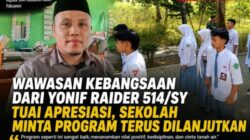 Wawasan Kebangsaan dari Yonif Raider 514/SY Kostrad Tuai Apresiasi, Sekolah Minta Program Terus Dilanjutkan