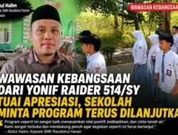 Wawasan Kebangsaan dari Yonif Raider 514/SY Kostrad Tuai Apresiasi, Sekolah Minta Program Terus Dilanjutkan