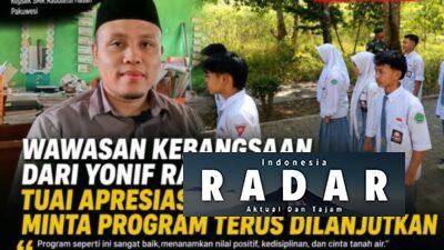 Wawasan Kebangsaan dari Yonif Raider 514/SY Kostrad Tuai Apresiasi, Sekolah Minta Program Terus Dilanjutkan
