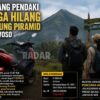 Dua Pendaki Hilang Kontak di Gunung Piramid Bondowoso, Tim Gabungan Mulai Pencarian