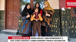 Ukir Prestasi di Seleksi FLS2N, Siswa SDN Wonosuko 3 Tamanan Raih Juara Harapan 1 Mendongeng