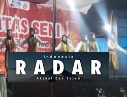 Malam Puncak Persami Ranting Tenggarang,SDN Dawuhan 1 Sajikan Tarian Paris Barantai