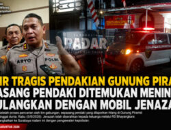 Akhir Tragis Pendakian Gunung Piramid: Sepasang Pendaki Ditemukan Meninggal, Dipulangkan dengan Mobil Jenazah