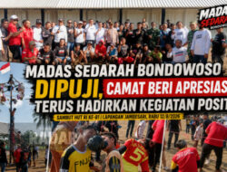 Madas Sedarah Bondowoso Dipuji, Camat Beri Apresiasi: Terus Hadirkan Kegiatan Positif