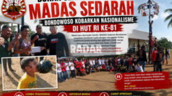 Bukan Sekedar Ormas, Madas Sedarah Bondowoso Kobarkan Nasionalisme di HUT RI ke 81