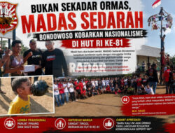 Bukan Sekedar Ormas, Madas Sedarah Bondowoso Kobarkan Nasionalisme di HUT RI ke 81