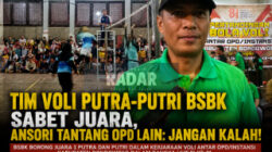 Tim Voli Putra-Putri BSBK Sabet Juara, Ansori Tantang OPD Lain: Jangan Kalah