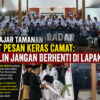 34 Pelajar Tamanan Bondowoso Dapat Pesan Keras Camat: Disiplin Jangan Berhenti di Lapangan!
