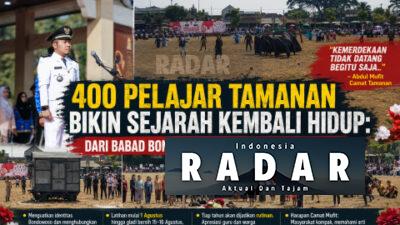 400 Pelajar Tamanan Bikin Sejarah Kembali Hidup: Dari Babad Bondowoso hingga Gerbong Maut