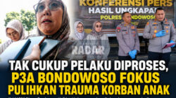 Tak Cukup Pelaku Diproses, P3A Bondowoso Fokus Pulihkan Trauma Korban Anak