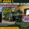 Sabet Juara 1, Bukti Kekompakan Koramil 09 Pujer Bangun Lingkungan Bersih dan Sehat
