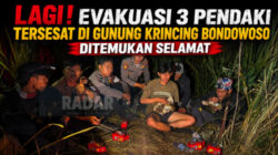 Lagi! Evakuasi Tiga Pendaki Tersesat di Gunung Krincing Bondowoso Ditemukan Selamat