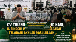 CV Trisno Adi Gelar Maulid Nabi, H. Singgih Widodo Ajak Masyarakat Teladani Akhlak Rasulullah