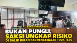 Bukan Pungli, Saksi Ungkap Risiko di Balik Iuran dan Pengawalan Truk Tebu