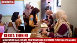 Momentum Maulid Nabi, SDN Wonosuko 1 Gandeng Puskesmas Tamanan Gelar Cek Kesehatan Gratis untuk Siswa