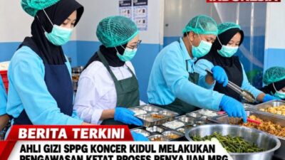 Dari Menu hingga Food Sampling, Ahli Gizi SPPG Koncer Kidul Bondowoso Awasi Ketat Proses MBG