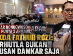 Damkar Bondowoso Cuma Punya 3 Armada, Sekda Fathur Rozi: Karhutla Bukan Urusan Damkar Saja