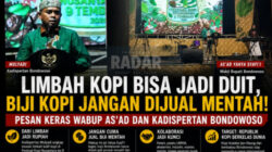 Limbah Kopi Bisa Jadi Duit, Biji Kopi Jangan Dijual Mentah! Pesan Keras Wabup As’ad dan Kadispertan Bondowoso