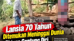 Lansia 70 Tahun Ditemukan Meninggal Dunia Diduga Gantung Diri di Tegalampel Bondowoso