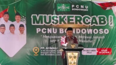 Musker I PCNU Bondowoso Digelar, Bupati Tekankan Pentingnya Kolaborasi