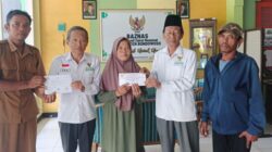 Baznas Bondowoso Salurkan Bantuan untuk Warga Desa Taman Korban Kebakaran